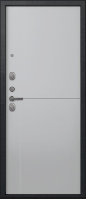 Товар Дверь A-05 черный сатин - бетон светлый DIS007335