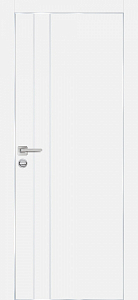 Товар Межкомнатная дверь ПХ-14  черная кромка с 4-х ст. Белый матовый