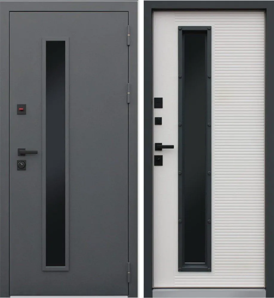 Фото Дверь Тренто с Окном Терморазрыв 3К DIS007261